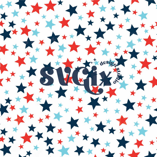 4th Stars Seamless Pattern by SVGix