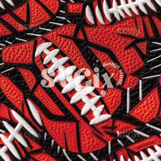 American Football Seamless Pattern XIII