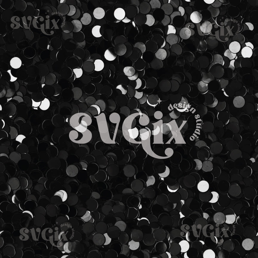 Black Sequin Seamless Pattern