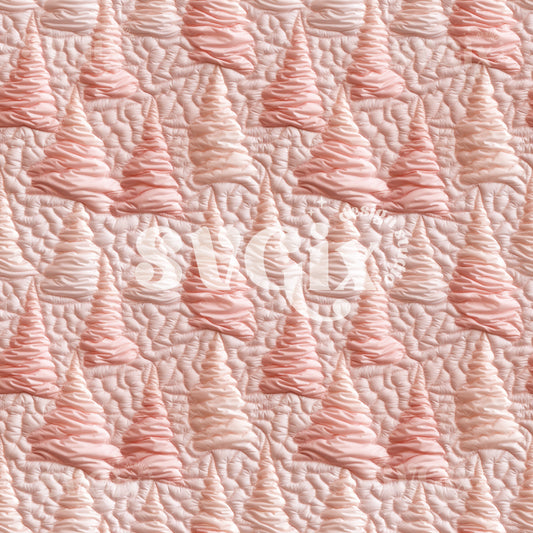 Blush Trees Seamless Pattern