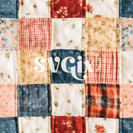 Boho Patchwork Seamless Pattern