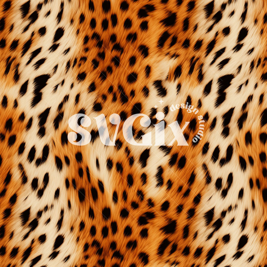 Cheetah Fur Seamless Pattern