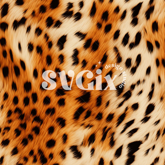 Cheetah Fur Seamless Pattern