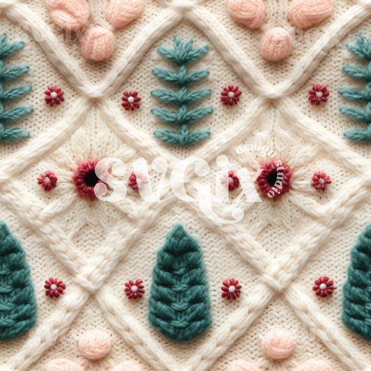 Christmas Knit II Seamless Pattern