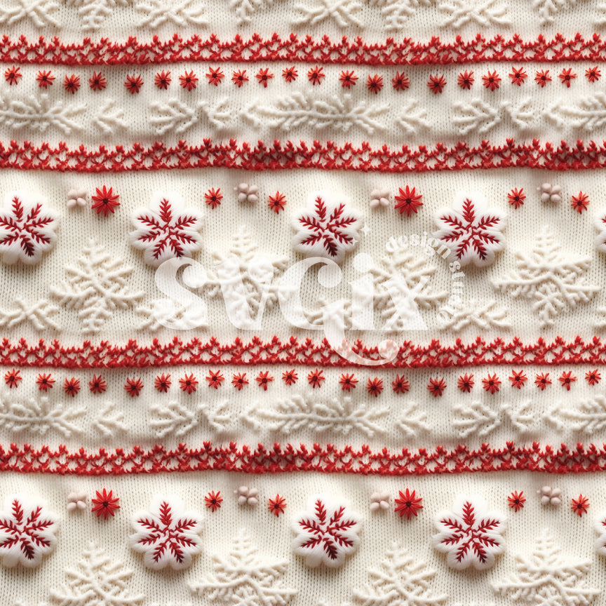 Christmas Knit Seamless Pattern