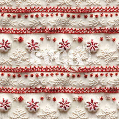 Christmas Knit Seamless Pattern