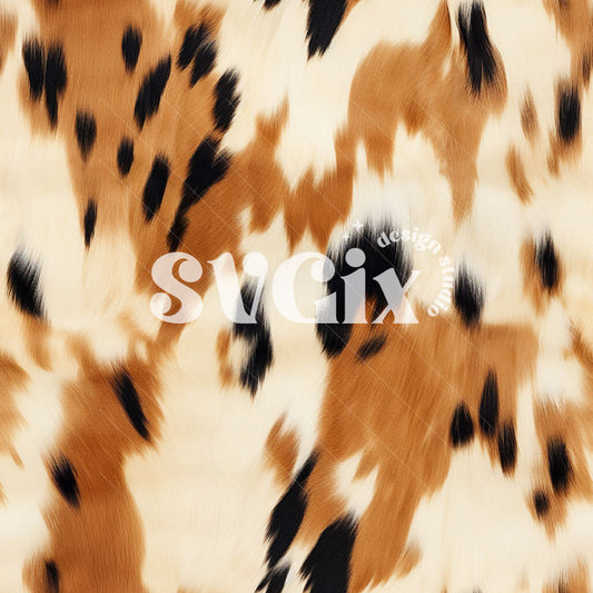 Cow Fur Seamless Pattern