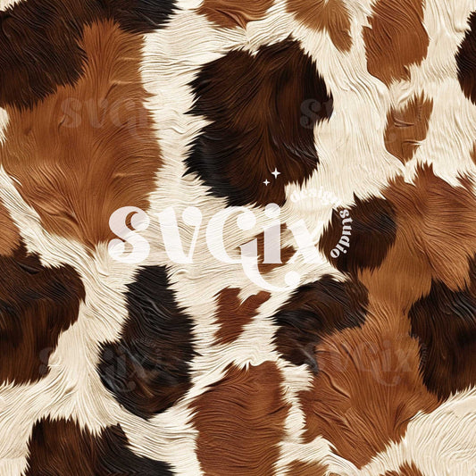 Cow Hide Seamless Pattern