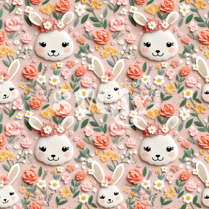 Cutest Little Bunnies Seamless Pattern