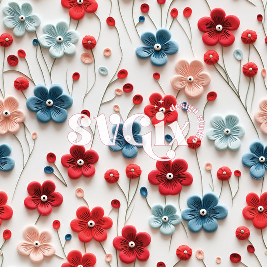 FOJ Dainty Flowers Seamless Pattern