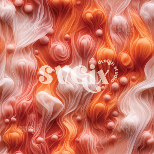 Fluid Halloween Seamless Pattern