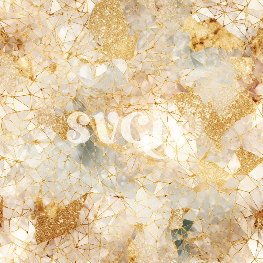 Golden Marble Seamless Pattern