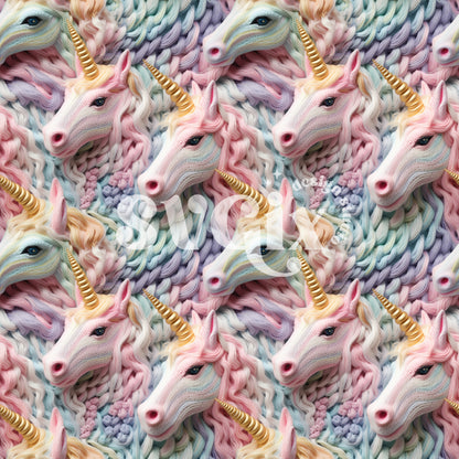 Knit Unicorns Seamless Pattern - LIMITED 12 UNITS