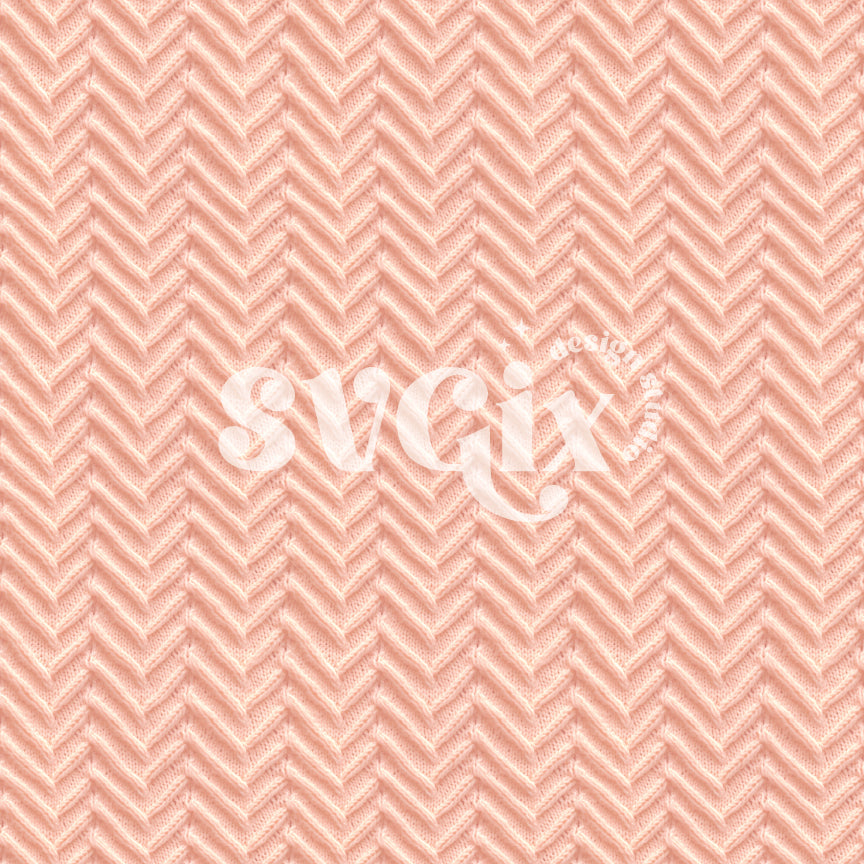 Pink Chevron Knit Seamless Pattern