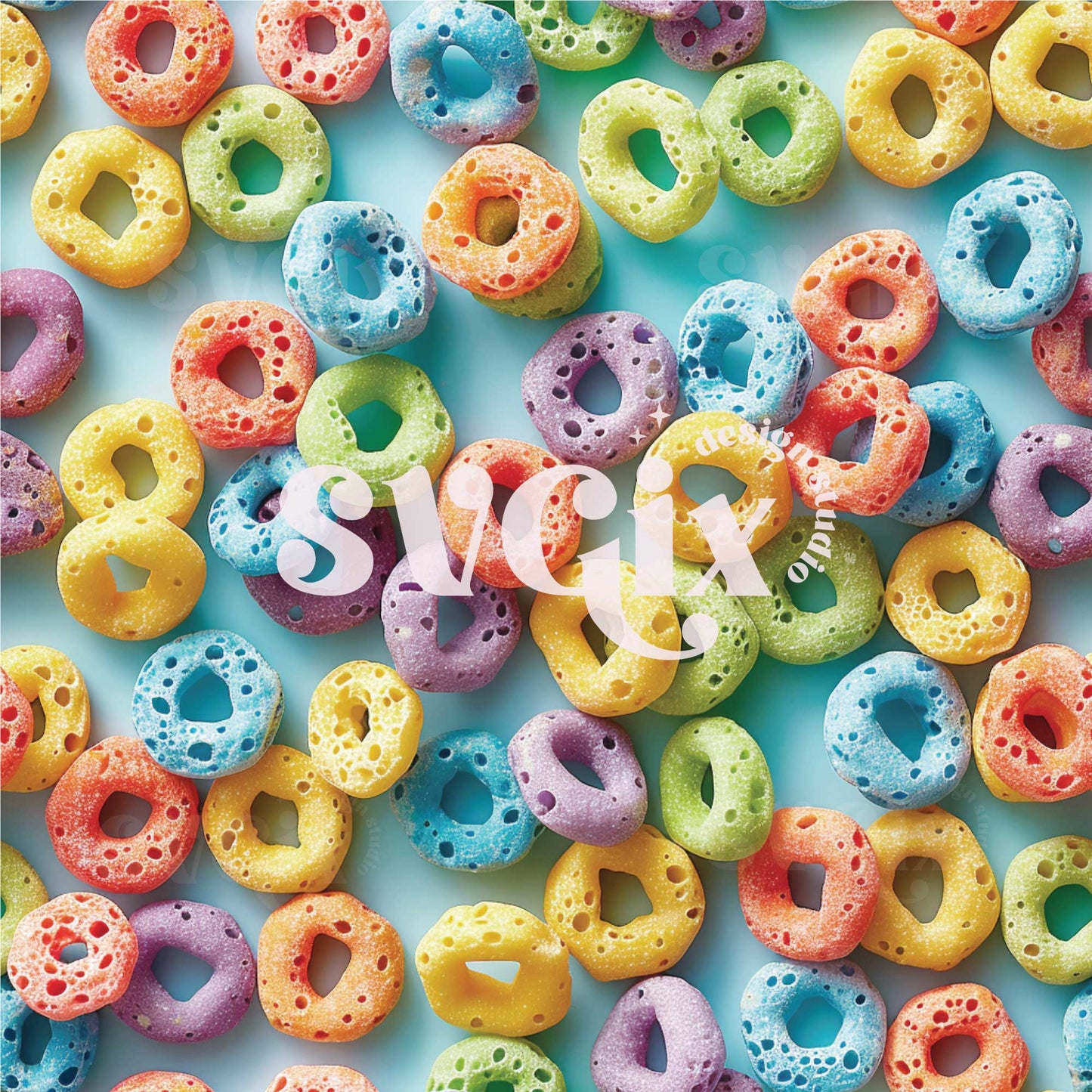 Morning Cereal Breakfast Seamless Pattern