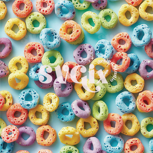 Morning Cereal Breakfast Seamless Pattern