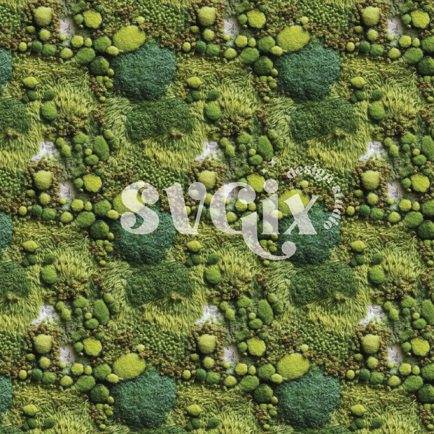 Moss Seamless Pattern