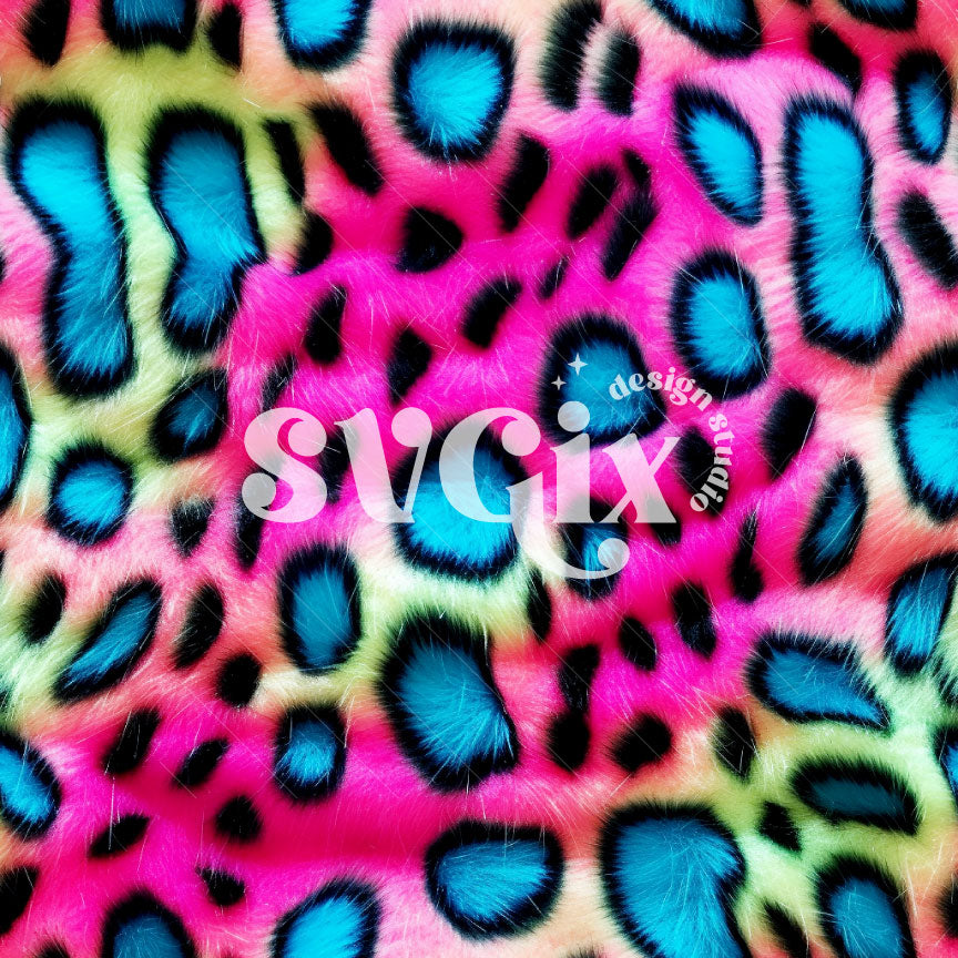 Neon Animal Print II Seamless Pattern