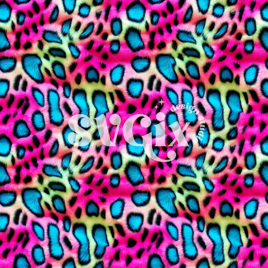 Neon Animal Print II Seamless Pattern