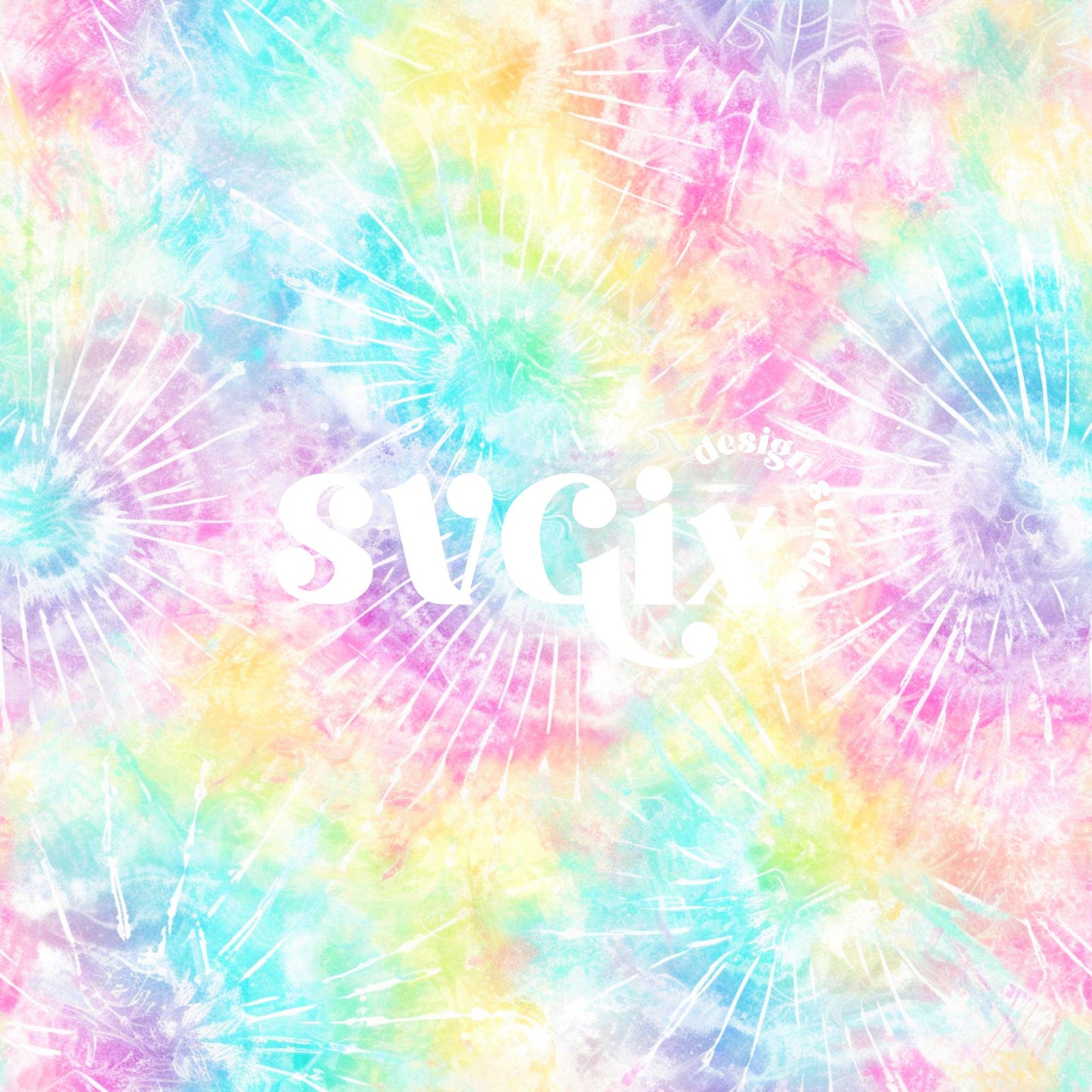 Pastel Tie Dye Seamless Pattern