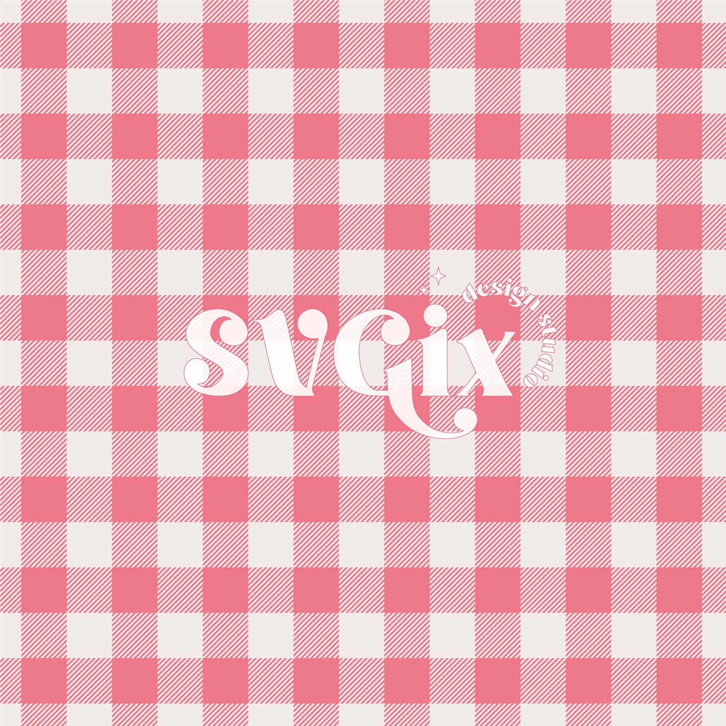 Pink Buffalo Gingham Seamless Pattern