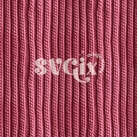 Pink Plain Knit Seamless Pattern