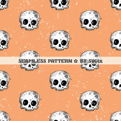 Skulls Seamless Pattern