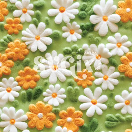 St Patricks Floral Seamless Pattern