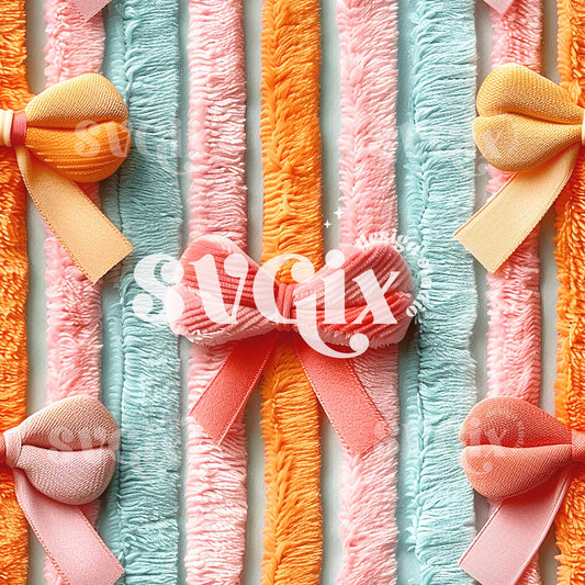 Summer Coquette Bows Seamless Pattern