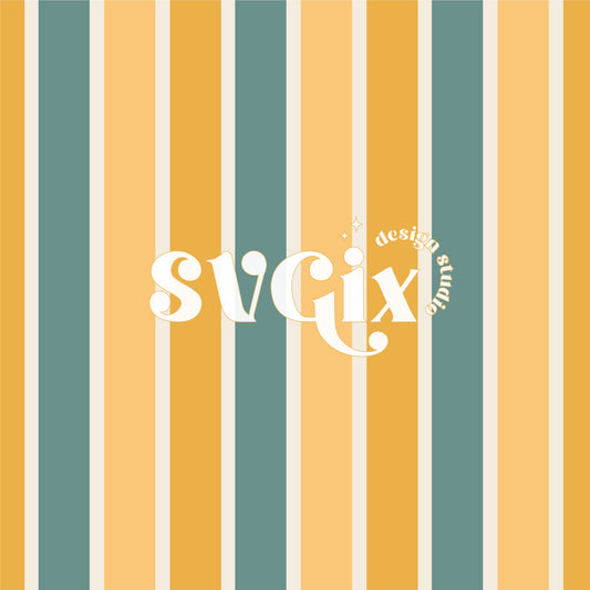 Summer Stripes 9 Seamless Pattern