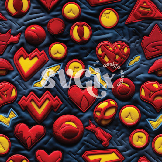 Super Love Seamless Pattern