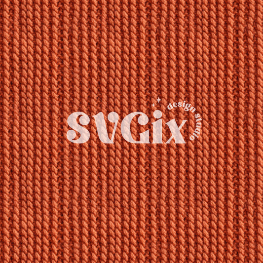 Terracotta Knit Seamless Pattern