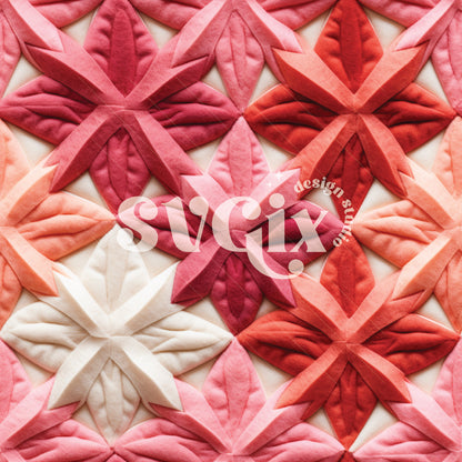 Velvet Origami Seamless Pattern