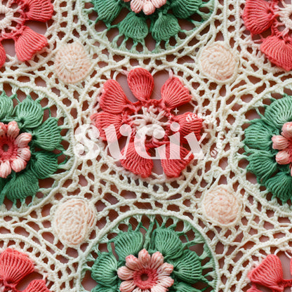 Vintage Christmas Knit Seamless Pattern