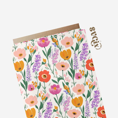 Brushstroke Wildflowers Seamless