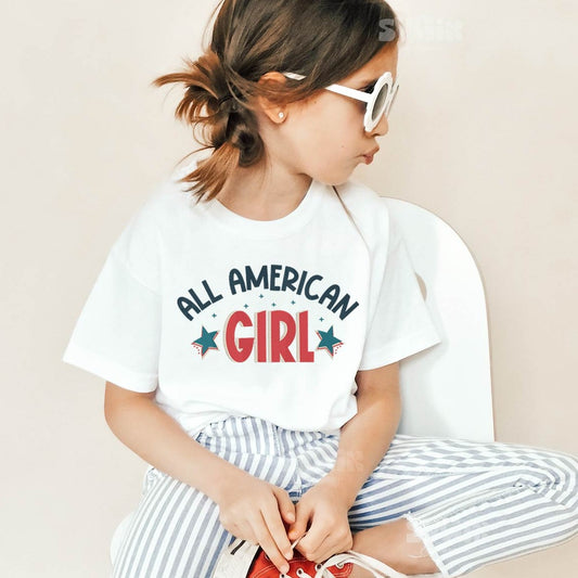 All American girl png svg