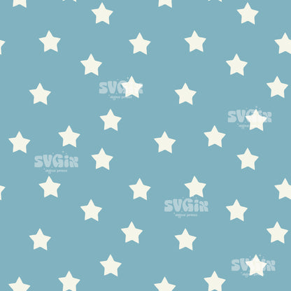 Stars Sripes Seamless Pattern - 2 separate seamless