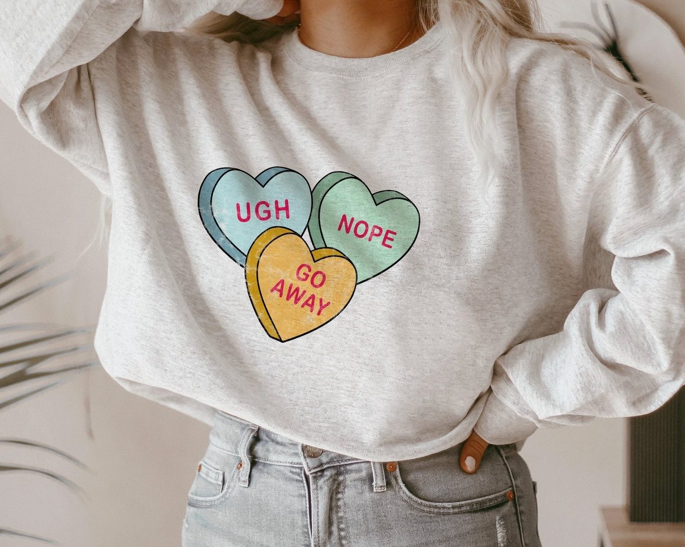 Anti-valentine's Conversation Hearts 💗👎 PNG for sublimation – SVGix