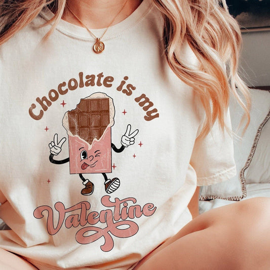 ❀ Chocolate is my Valentine PNG - SVGix