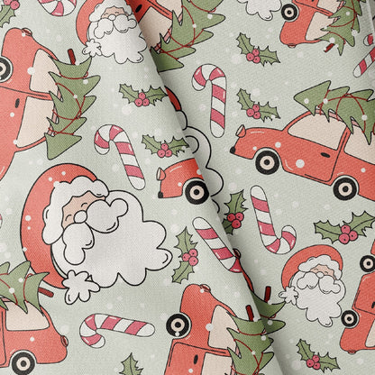 ❀ Christmas Car Seamless Pattern - SVGix