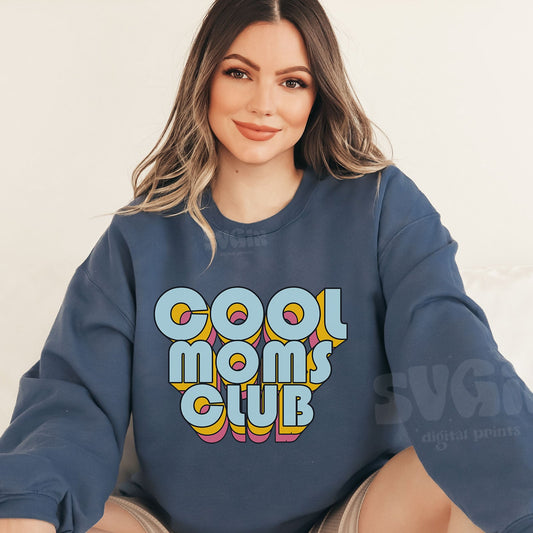 Cool Moms Club Retro PNG - SVGix