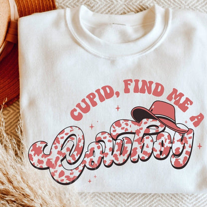 ❀ Cupid Find me Cowboy Groovy Retro PNG + SVG - SVGix