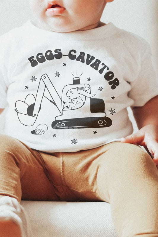 Eggs-cavator Baby Toddler Easter SVG PNG - SVGix