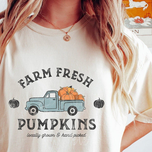 ❀ Farm Fresh Pumpkins Fall PNG - SVGix