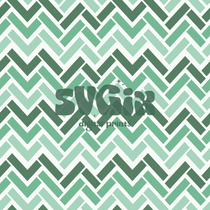 ❀ Green Herringbone Seamless Pattern - SVGix