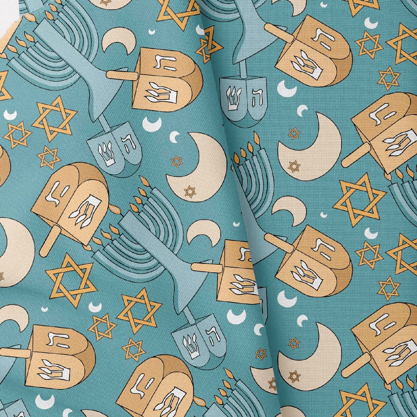 ❀ Hanukkah Seamless Pattern - SVGix