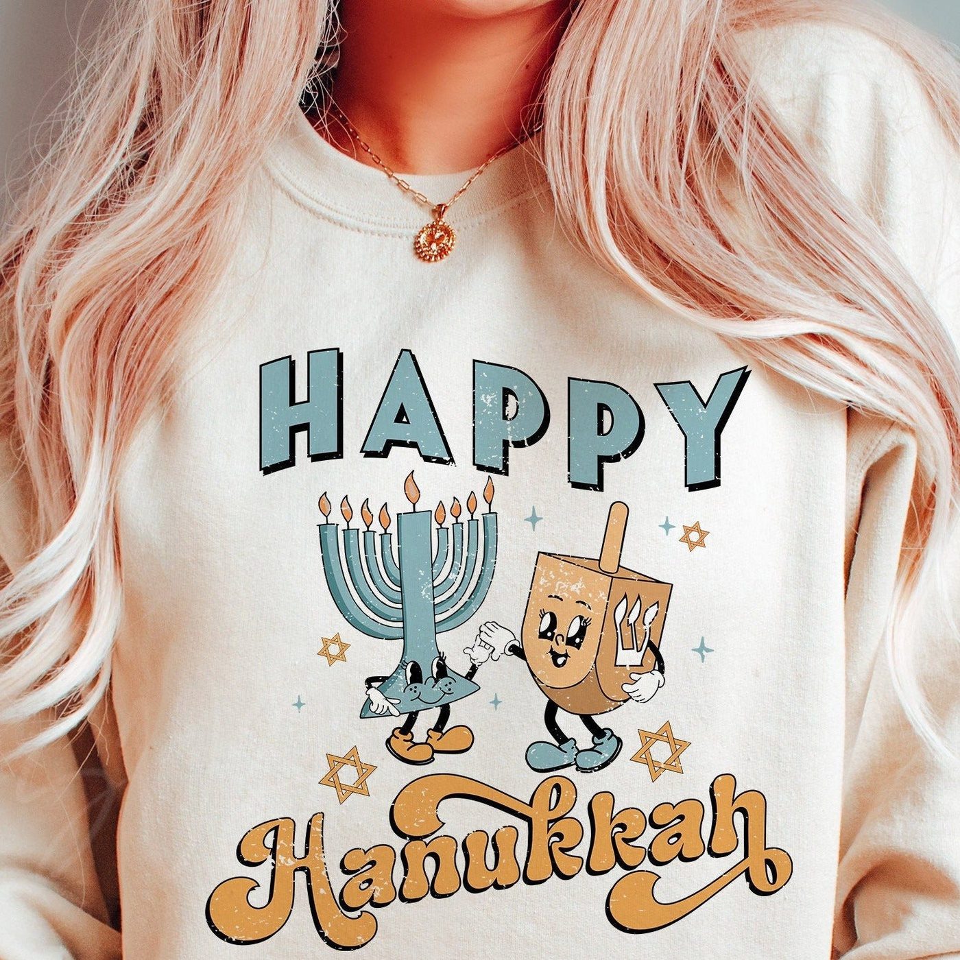 ❀ Happy Hanukkah Shirt Design png - SVGix