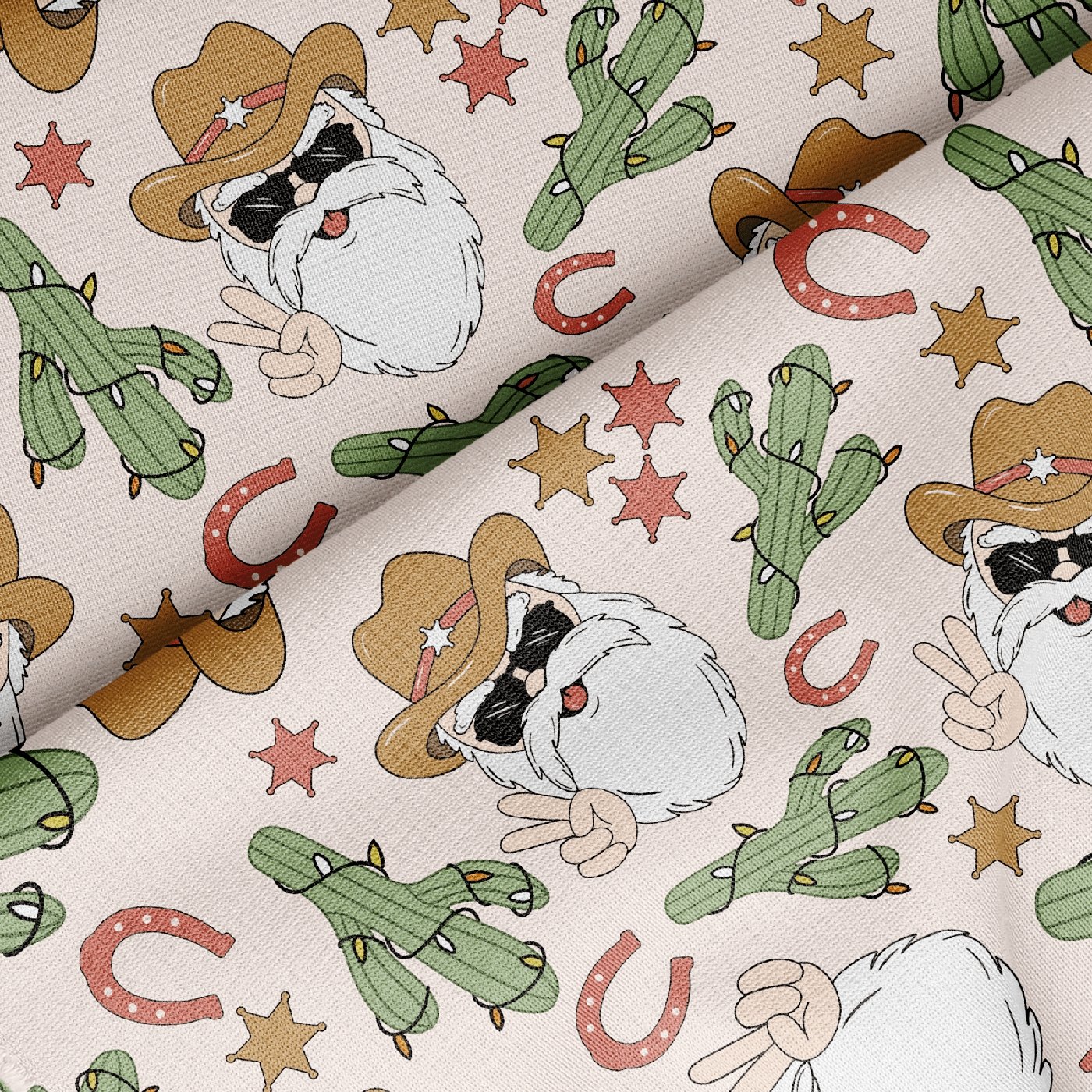 ❀ Howdy Santa Seamless Pattern - SVGix