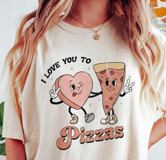 ❀ I love you to Pizzas PNG - SVGix