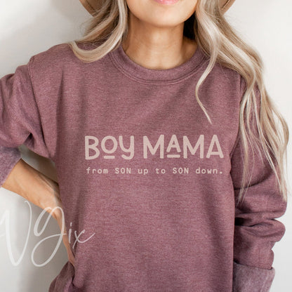 Boy Mama from son up to son down SVG, Boy Mama PNG, Mom Of Boys svg, Mothers day svg, Cut files for Cricut